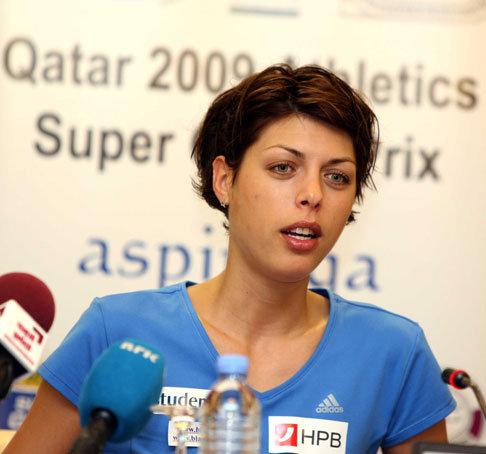 الكرواتية بلانكا فلاسيش تأمل في تحقيق ذهبية في السوبر جراند بري قطر 2009